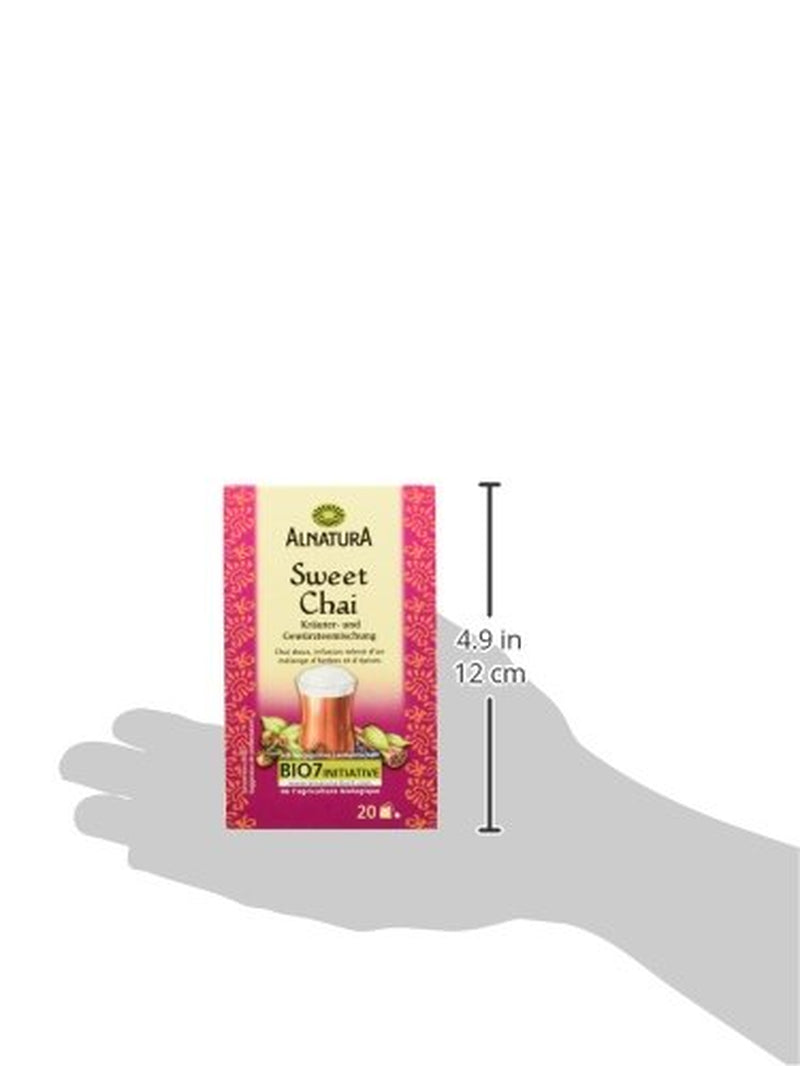 Ceai organic Sweet Chai, 20 pliculețe, 40 g (pachet de 3)