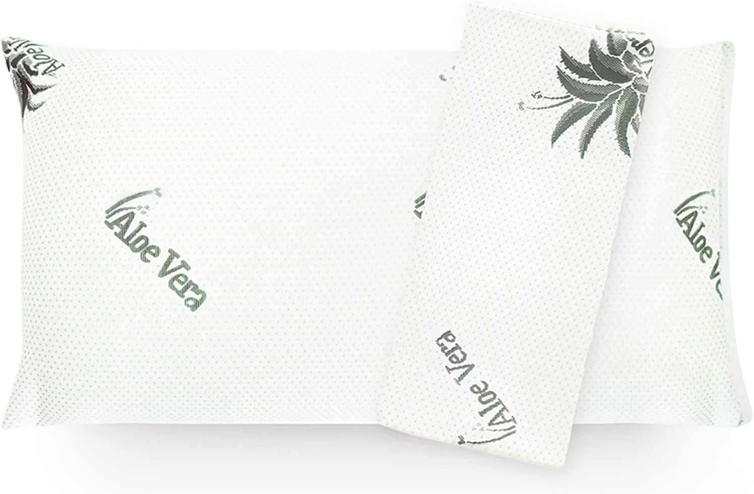 Mister Sandman Pernă ergonomică 40X80, pernă pentru gât cu față de pernă Aloe Vera, pernă Visco perfect potrivită pentru cei care dorm abdominal, cei care dorm pe spate și cei care dorm lateral, pernă cu spumă de memorie Perne ortopedice cervicale Naty Shop