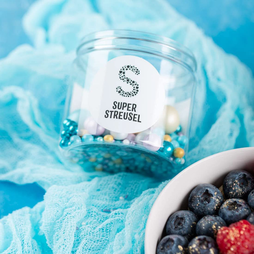 Super Streusel Sea Bubbles, Perlen und Zuckerkügelchen, 190 Gramm Naty Shop