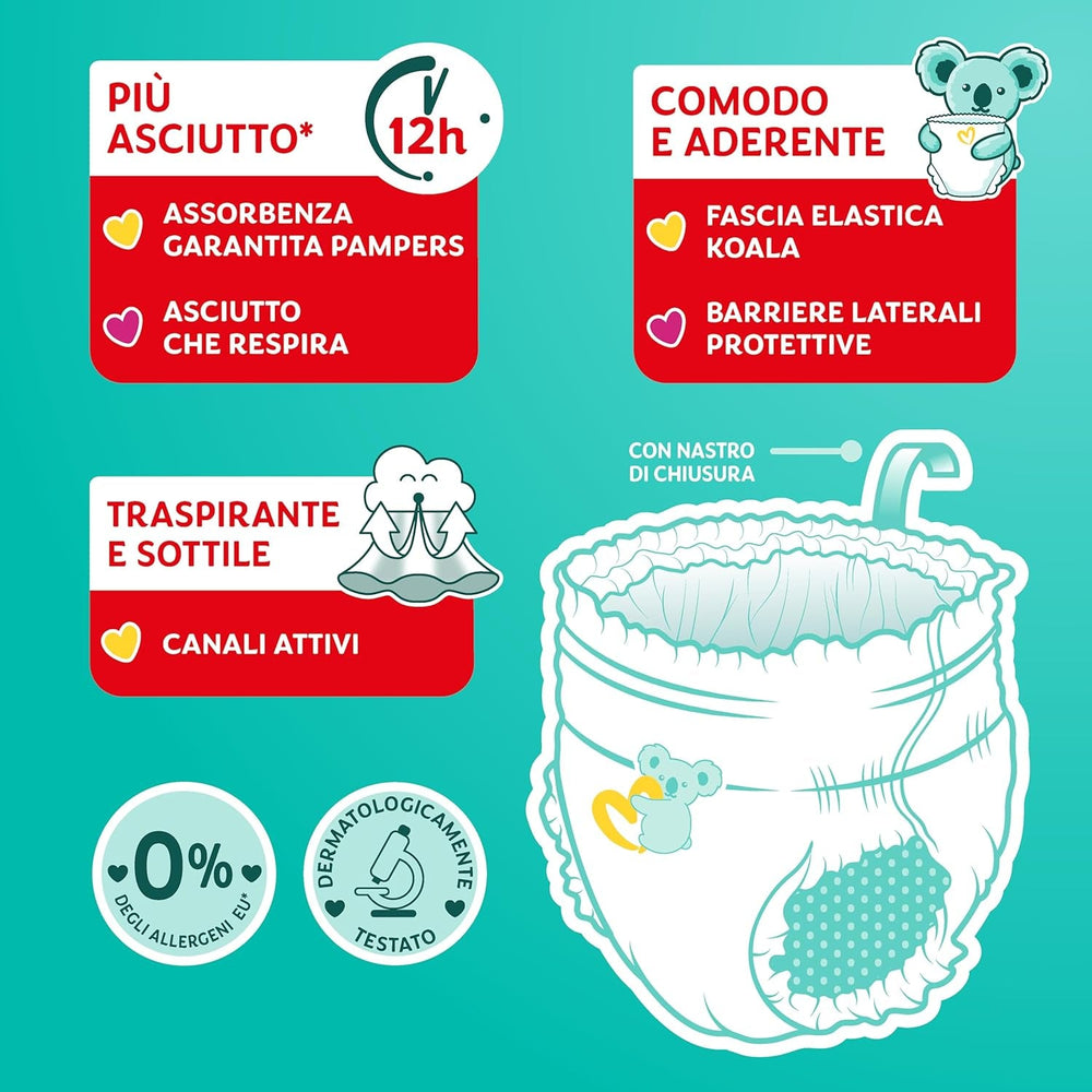 Scutece Pampers Baby Dry Junior, pachet dublu DWCT, mărimea 5 (12-18 kg), 28 de scutece