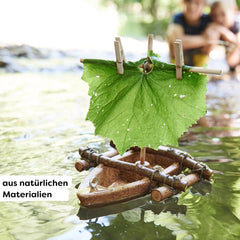 HABA Terra Kids Korkboot-Bausatz – DIY-Set zum Bauen & Gestalten eines schwimmfähigen Boots, mit Anleitung, ab 6 Jahren – 1304244001