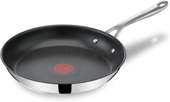 Tefal Jamie Oliver Cook'S Direct, antihaftbeschichtet, induktionsgeeignet, ofenfeste Töpfe und Pfannen Naty Shop Ohne Rezeptheft 28 cm