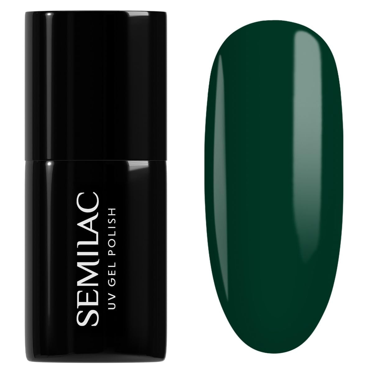 Oja UV Semilac Hybrid 309 Pine Green 7ml Colecția Festive Wonder Colors