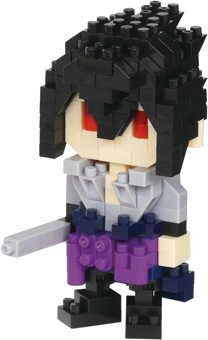 Bandai - Nanoblock - Kakashi Hatake - Mini-Bausteinfigur - Konstruktionsspiel - Bausatz für Manga-Pixel-Figur - NBCC137
