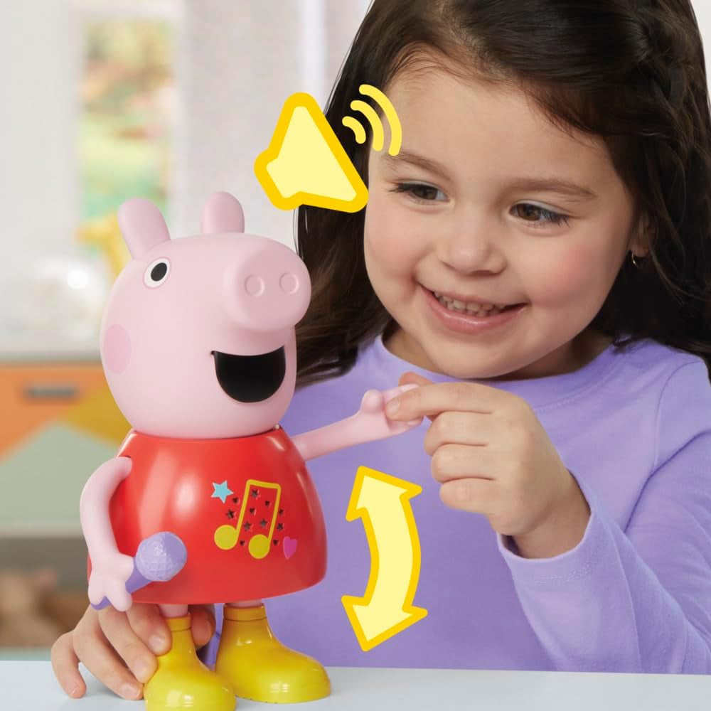 Peppa Pig, Peppa Musical-Puppe, spanische Version, Farbe (Hasbro G05185N0)