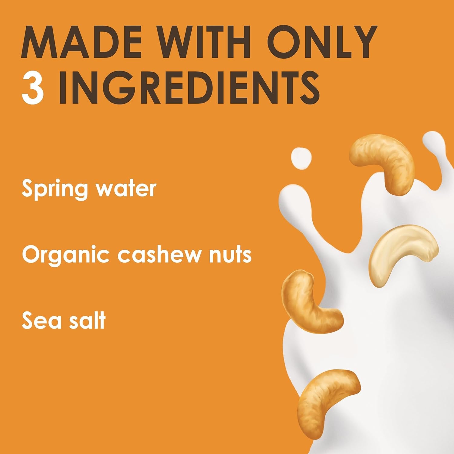 Rude Health 6 x 1 Liter Bio-Cashew-Drink, 100% natürliches Bio-Getränk, glutenfrei, ungesüßt, preisgekrönt, gesund & vegan, 100% recycelbare Verpackung