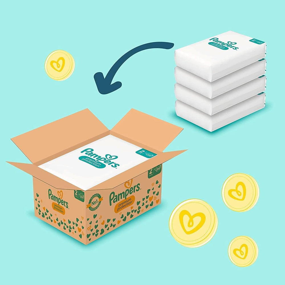 Paket Pampers Größe 1 (Neugeborene) und Always Discreet L, Einweghöschen für Mütter, Inkontinenz und Mutter und Kind nach der Geburt Naty Shop