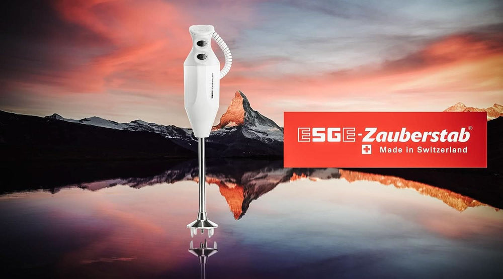 ESGE Zauberstab P 200 Profi, Stabmixer Weiß Inkl. Zubehör, Bis Zu 17.000 U/Min, 90860, Weiß/Grau Kitchen Naty Shop