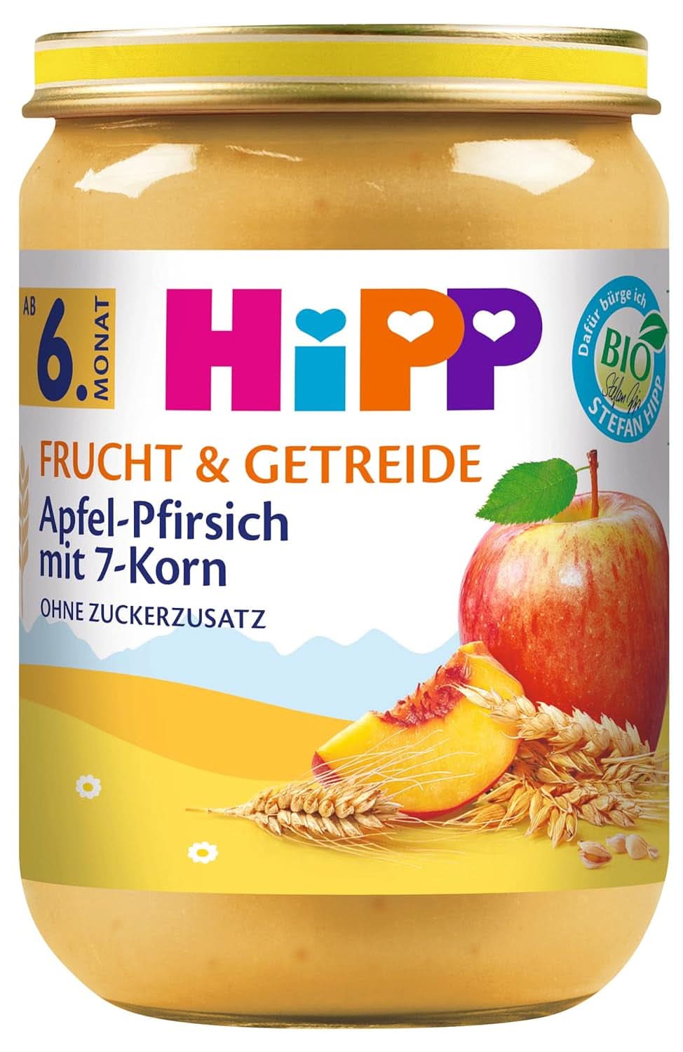 Hipp Birnen-Banane mit Keksen, 6er-Pack (6 x 190 Gramm) Mutter und Kind Naty Shop 190 Gramm Fruchtmischung