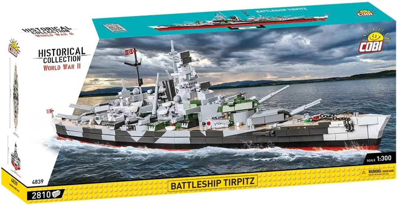 COBI Klocki Historical Collection Battleship Tirpitz 2810 elementów