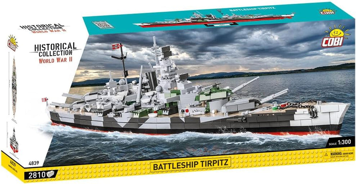 COBI Klocki Historical Collection Battleship Tirpitz 2810 elementów