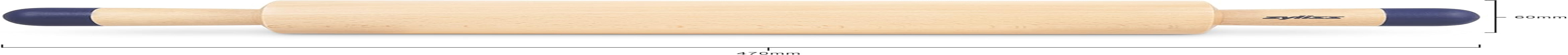 Zyliss E980212 Sucitor, 47 cm, lemn/silicon, pentru prăjituri rulate/pizza/copt/aluat/mixuri, lemn provenit din surse responsabile, greutatea asigură o rulare uniformă