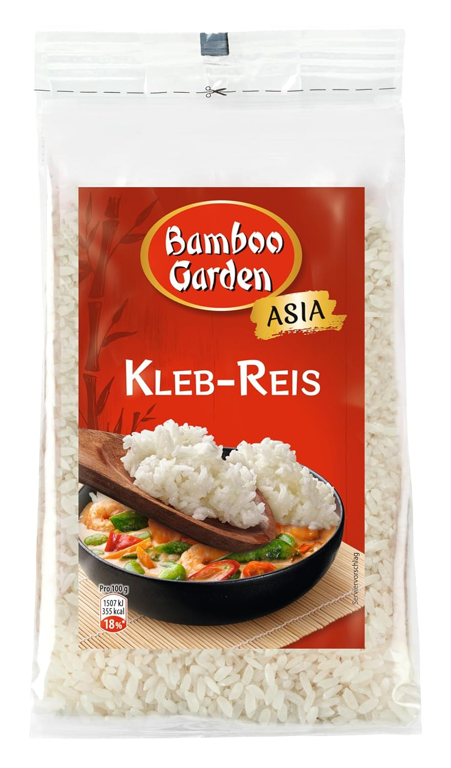 Bamboo Garden - Orez lipicios, 500g la pungă
