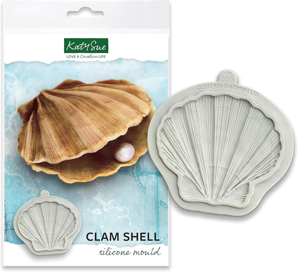 Katy Sue, Silikonform mit Meeresdekor – Naty Shop Küchen-Jakobsmuschel
