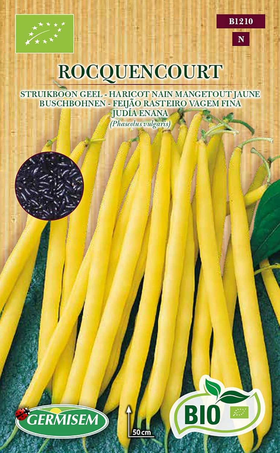 BIO Stangenbohnen ROCQUENCOURT 80G, ECBIO1210