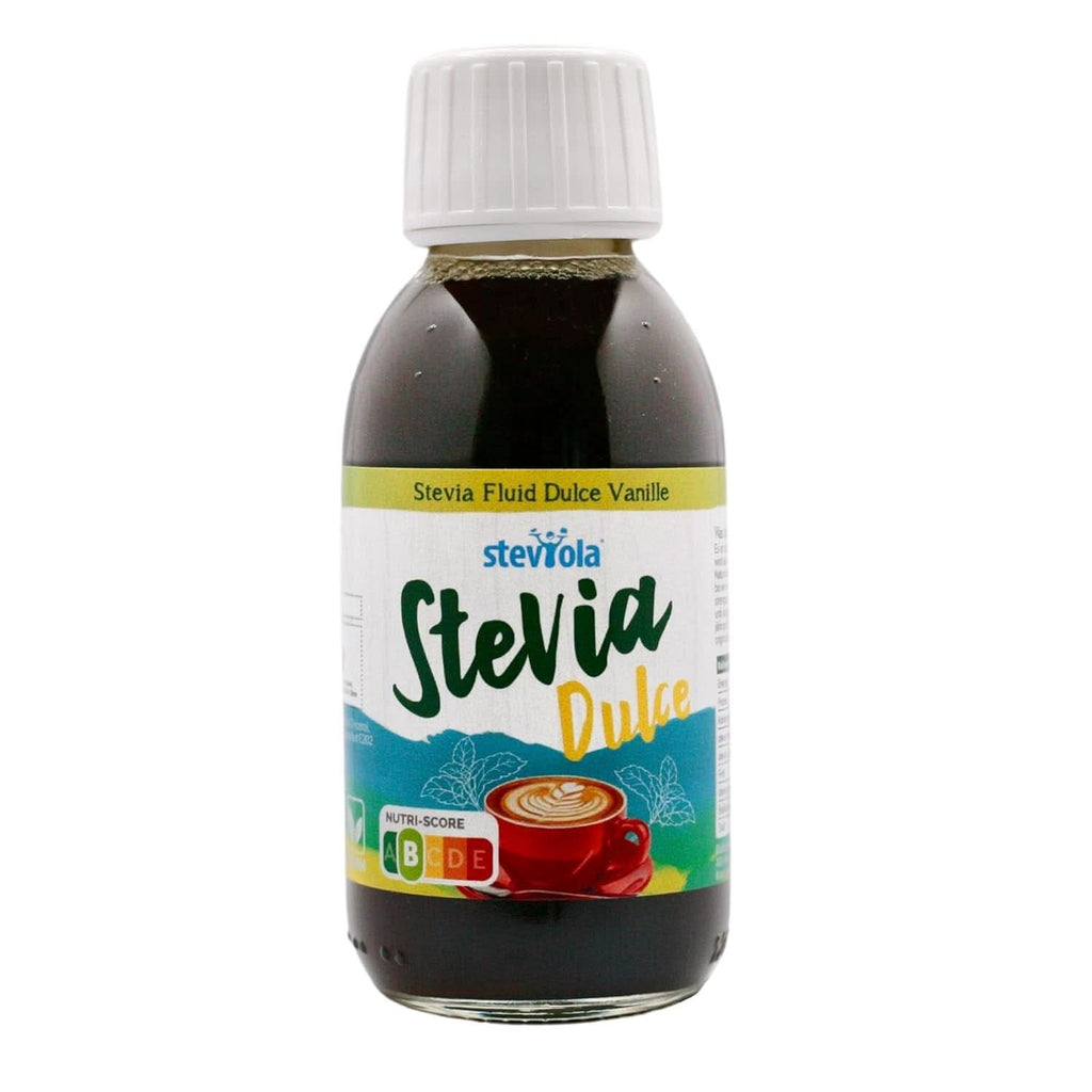 Steviola Stevia Fluid aromă de cireșe fructate, 125 ml Indulcitori Naty Shop 125 ml Vanilie Dulce