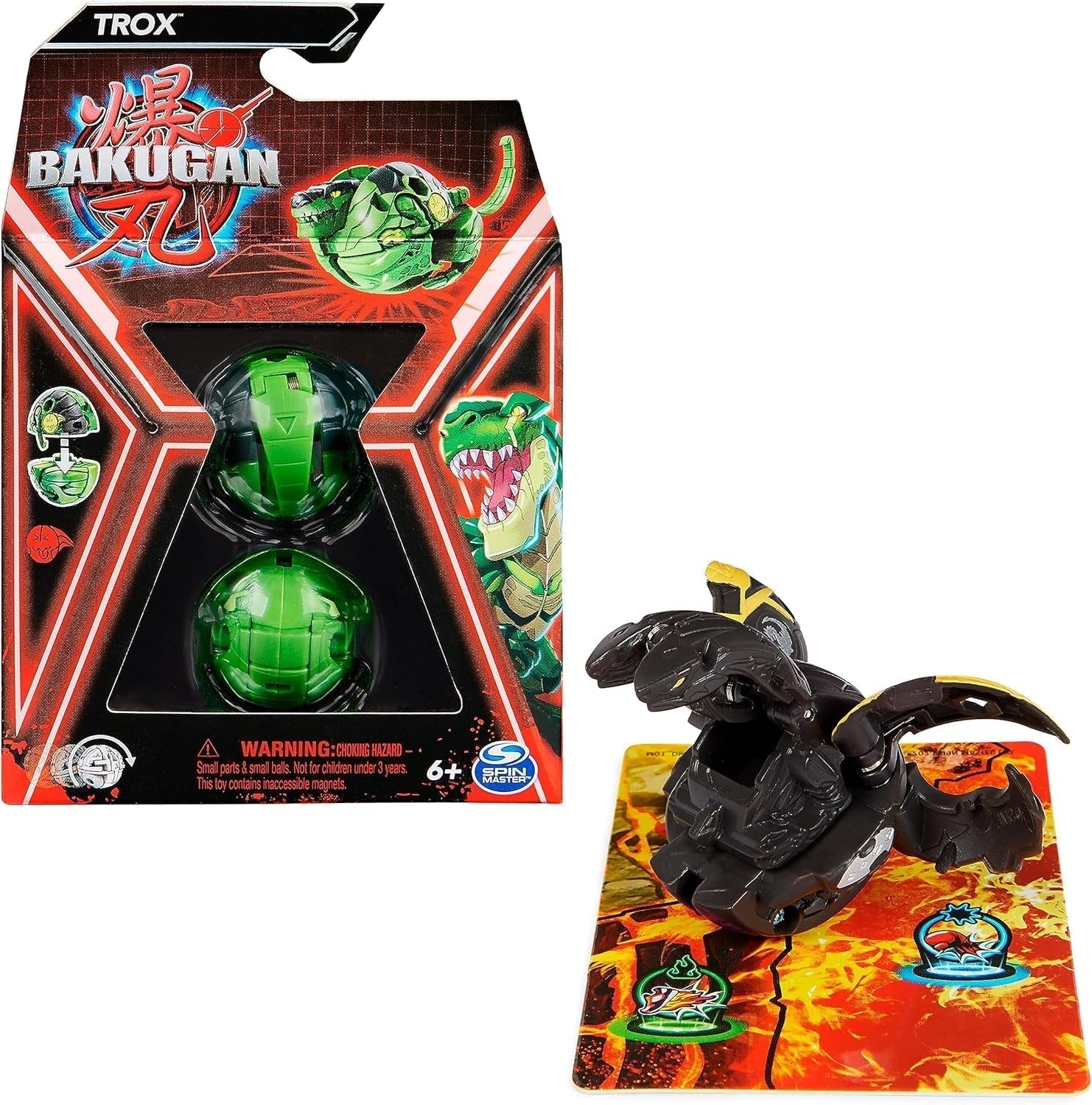 Bakugan 3.0 Core Ball 1er-Pack, anpassbare Actionfigur mit Sammelcharakterkarte, verschiedene Varianten, für Kinder ab 6 Jahren. Actionfiguren Naty Shop Ys/M