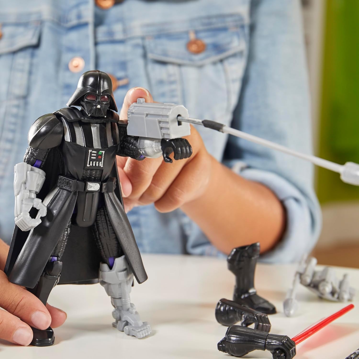 Star Wars Mixmashers Darth Vader Anpassbare Mix-and-Match-Deluxe-Actionfiguren und Zubehör Actionfiguren Naty Shop