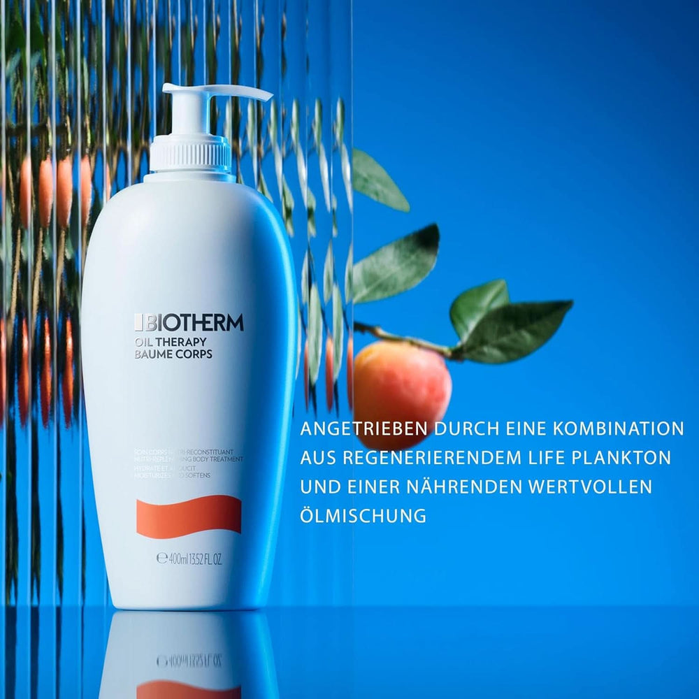 Biotherm Oil Therapy, loțiune de corp special pentru pielea aspră și uscată, 400 ml Duș și baie Naty Shop