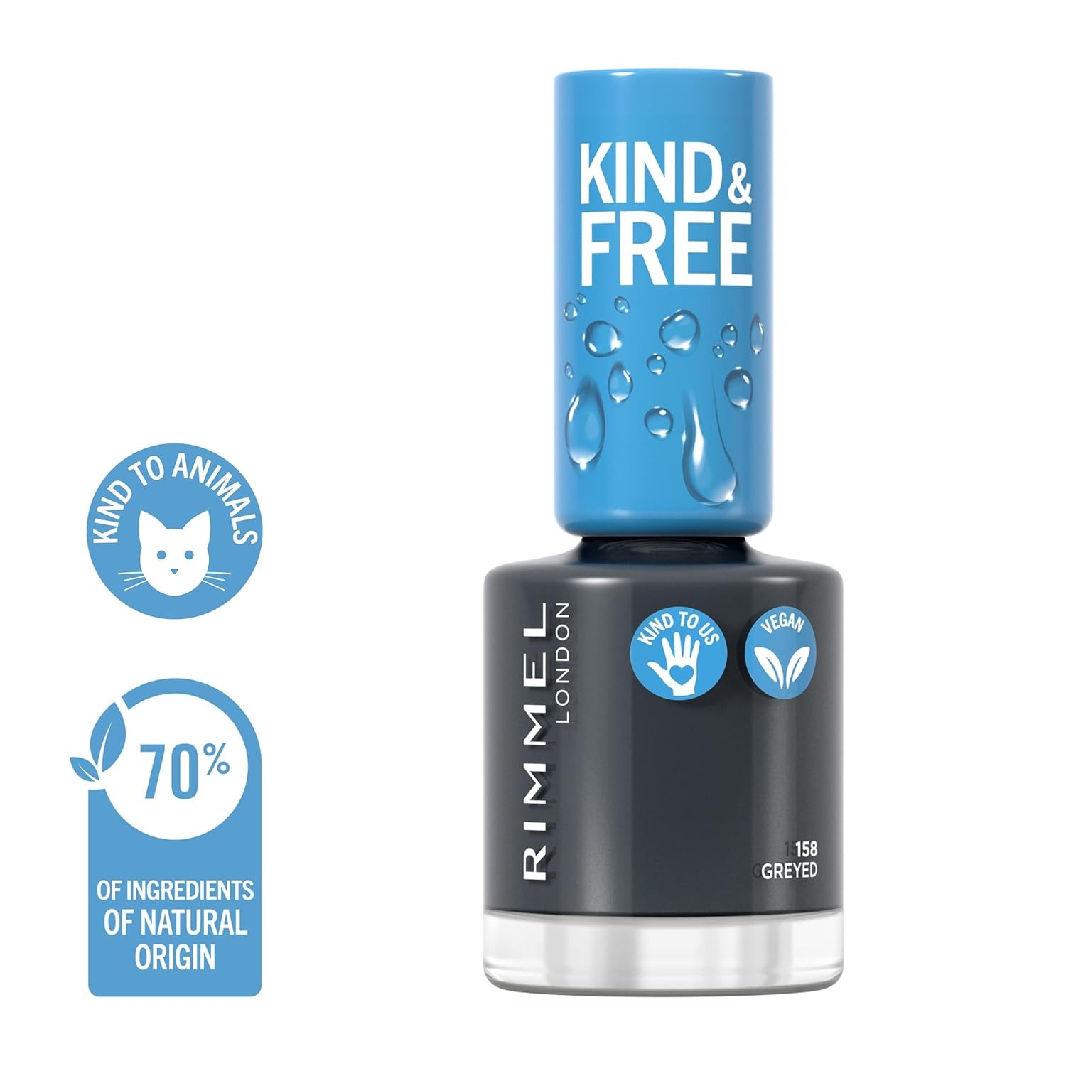 Oja Rimmel K&F Nail 158 All Grayed Out
