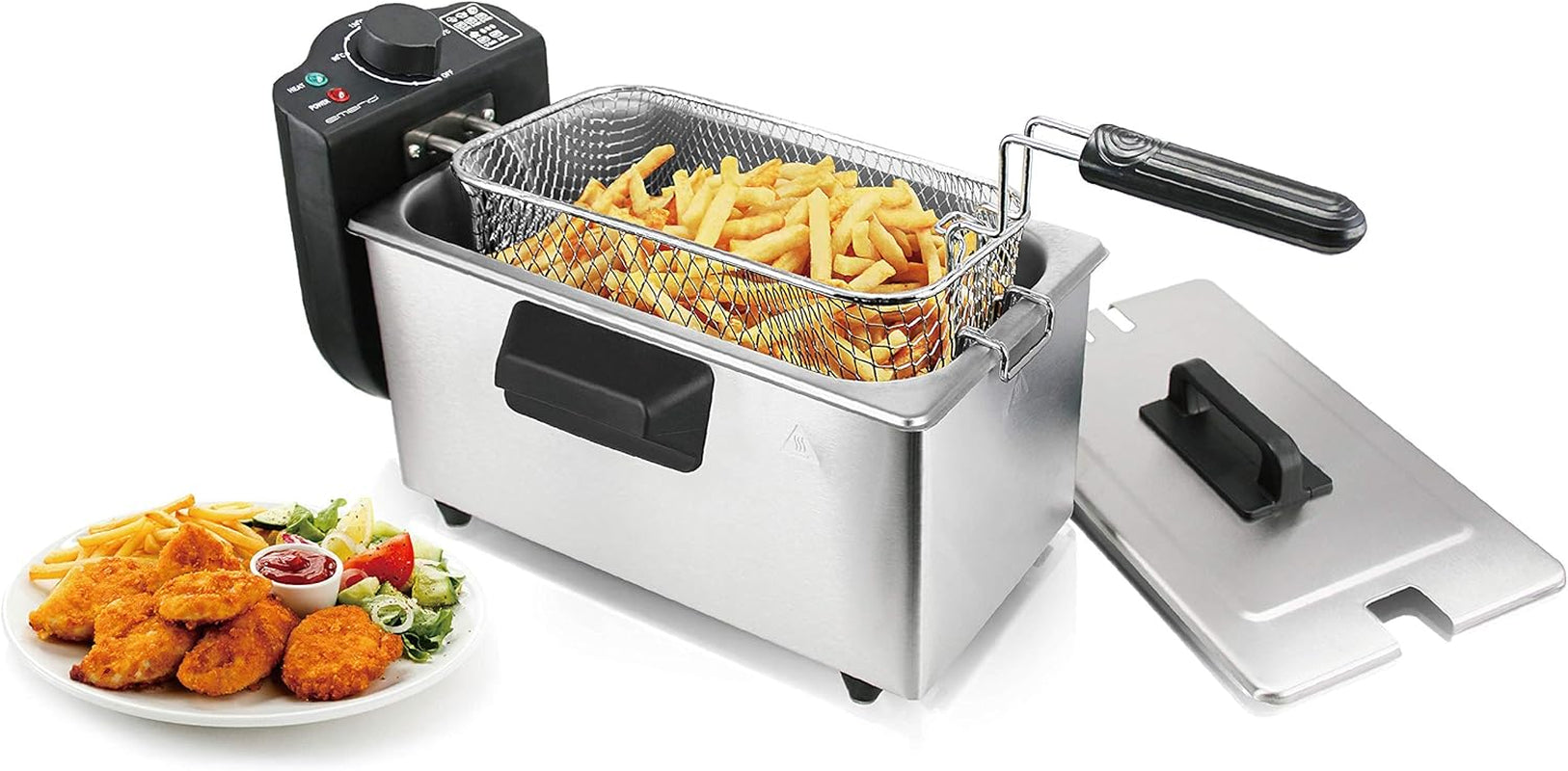 Ölfritteuse Emerio 3.0L mit Cold Zone-Technologie, 2000 W Appliances Naty Shop