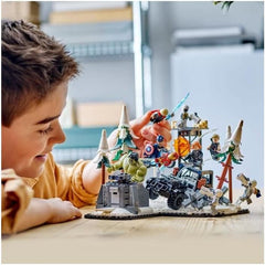 LEGO Marvel Avengers Assemble: Age of Ultron, Bau- und Spielset mit 8 Minifiguren von Superhelden wie Thor, Hulk und Iron Man, Bauspielzeug für Jungen und Mädchen, Abenteuerset 76291 Bausets Besuchen Sie den LEGO-Store