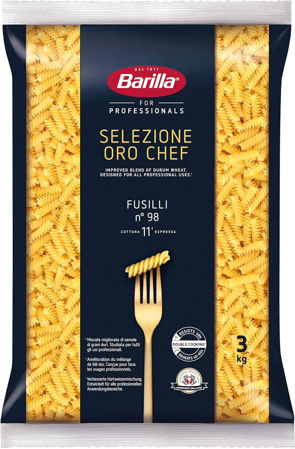 Barilla Selezione Oro Chef Spaghetti n. 5, pachet de 4 (4 x 3 kg)