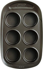 Pyrex BANDEJA 6 MAGDALENAS ASYMETRIA PX Muffinförmchen, Metall, Bunt, 6 Magdalena-Formen und Backbleche Naty Shop