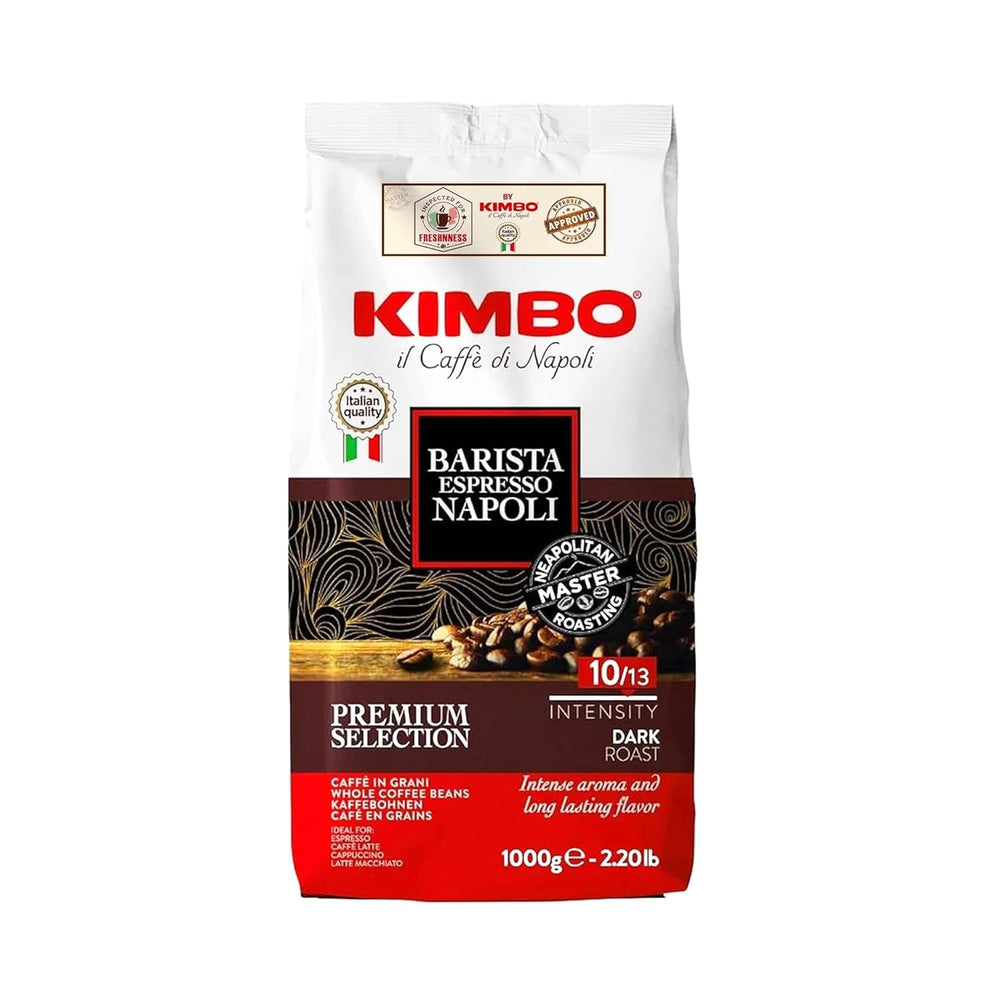 Espresso Classico ganze Kaffeebohnen, mittlere Röstung, 1 kg Beutel Naty Shop Napoletano Kaffee 1 kg