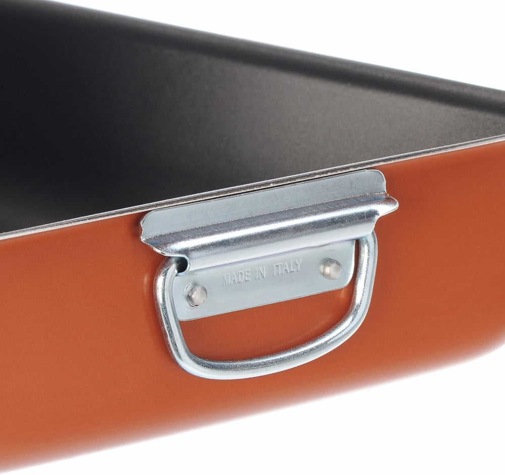 Zecchino Teflon-Backblech 40x28cm, Aluminium, mehrfarbig, 40x28 Formen und Backbleche Naty Shop