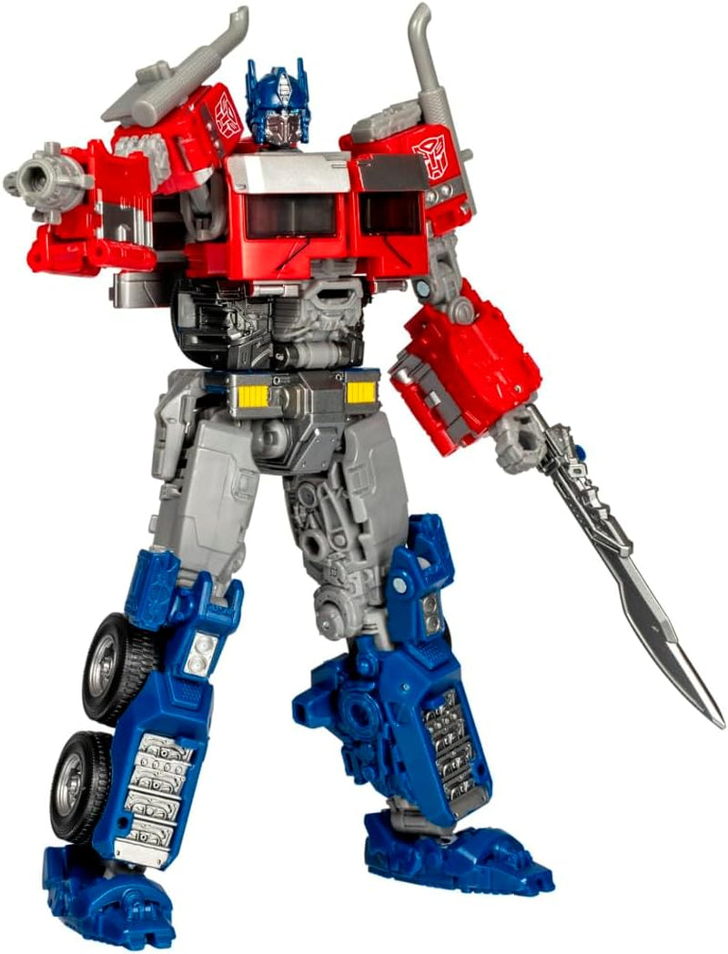 Transformers Studio Series Voyager Class Rise of the Beasts 102 Optimus Prime Actionfigur Rot Weiß Blau Actionfiguren Naty Shop Standardtitel