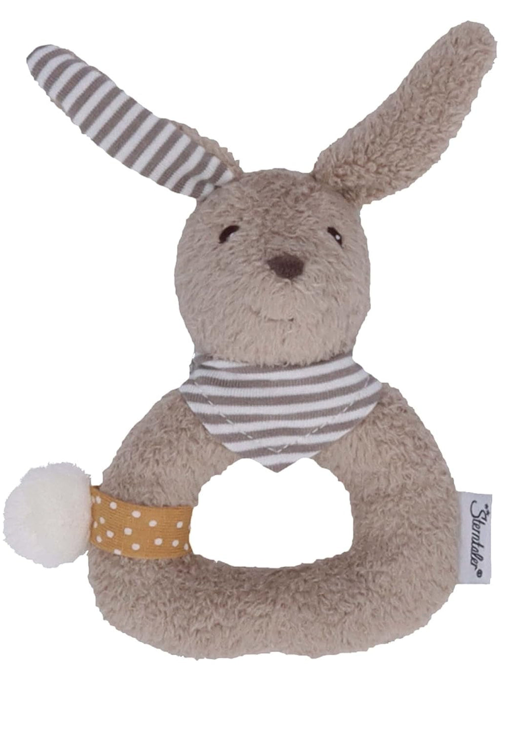 Sterntaler baby unisex jucărie de prins jucărie de prins pentru copii iepuraș fericit - jucărie de prins pentru copii, jucărie de prins pentru copii, jucărie pentru copii - maro Jucarii Bebe Naty Shop