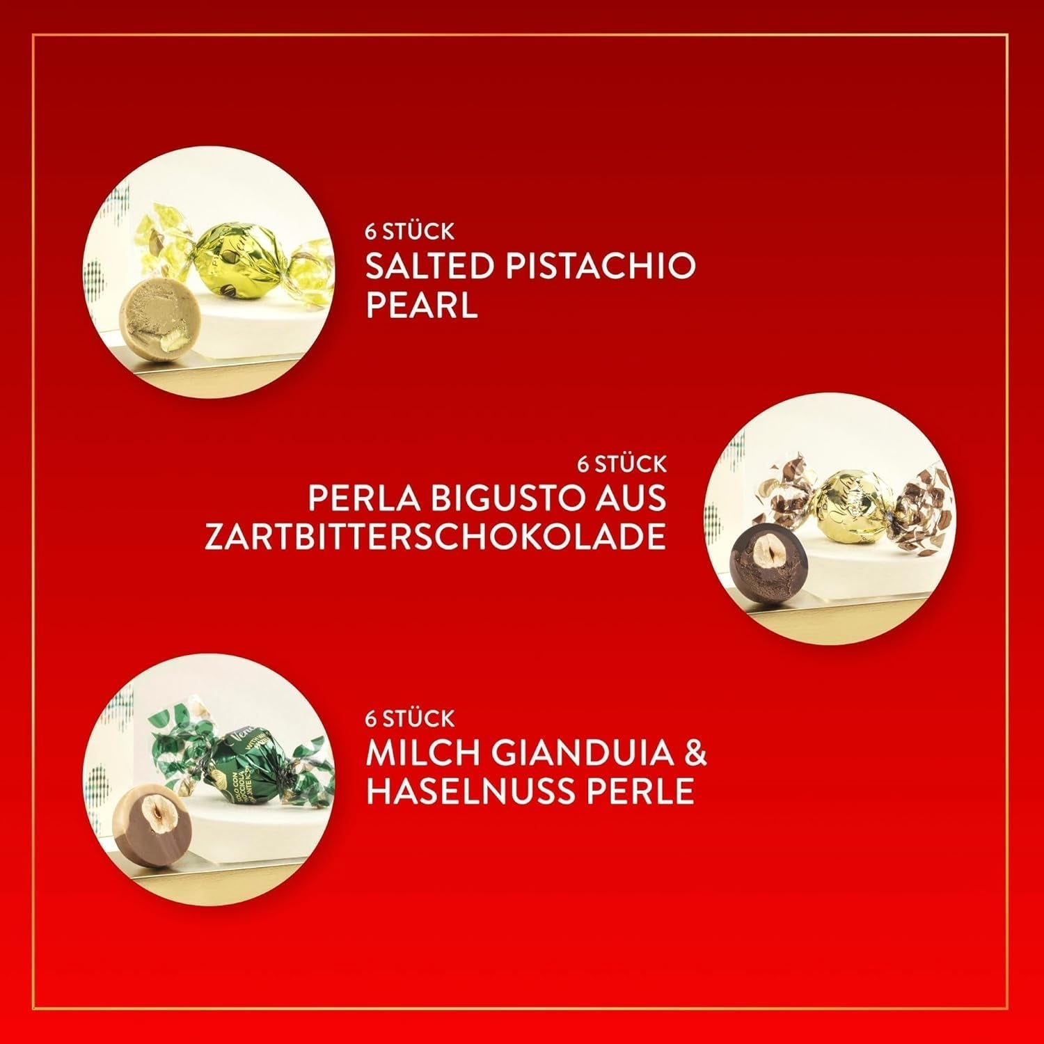 Venchi, Colecția de Crăciun, 230 grame Bomboane de Ciocolata Naty Shop