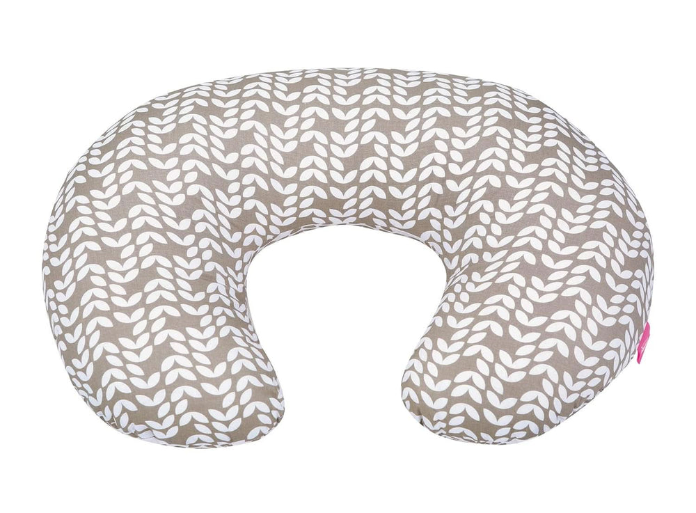 Ergonomisches Stillkissen, Öko-Tex Standard 100, beige Accessoires Essen und Stillen Baby Naty Shop Klassisches beiges Blatt
