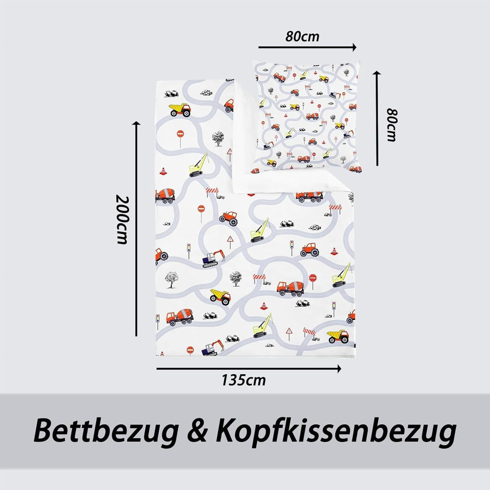 Bettwäsche für Jungen, verschiedene Modelle Bettwäsche - Kinder Naty Shop