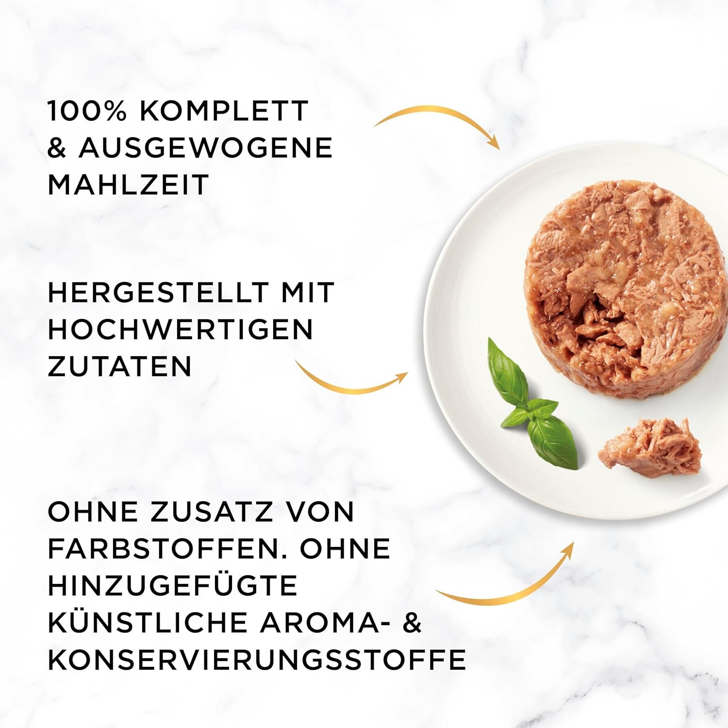 Hrană umedă pentru pisici Gourmet Gold Refined Ragout Duetto, cu somon și cod galben, pachet de 12 (12 x 85 g)