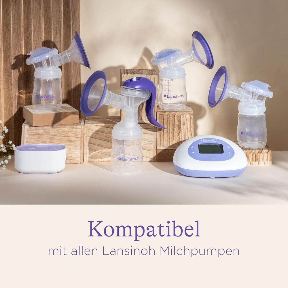 Lansinoh Milchpumpen mit Saugzubehör – Größe S (21 mm), 2 Stück Lebensmittel- und Stillzubehör Bebe Naty Shop