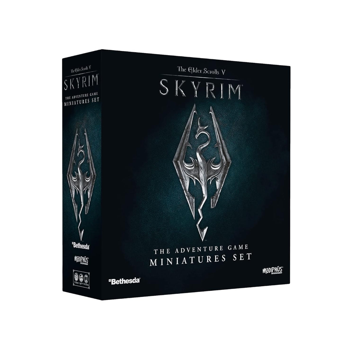 Modiphius The Elder Scrolls: Skyrim – Abenteuer-Brettspiel – Upgrade-Miniaturen-Set | Brettspiel | Ab 14 Jahren | 1-4 Spieler | Spielzeit 60–120 Minuten, Grau, Rot