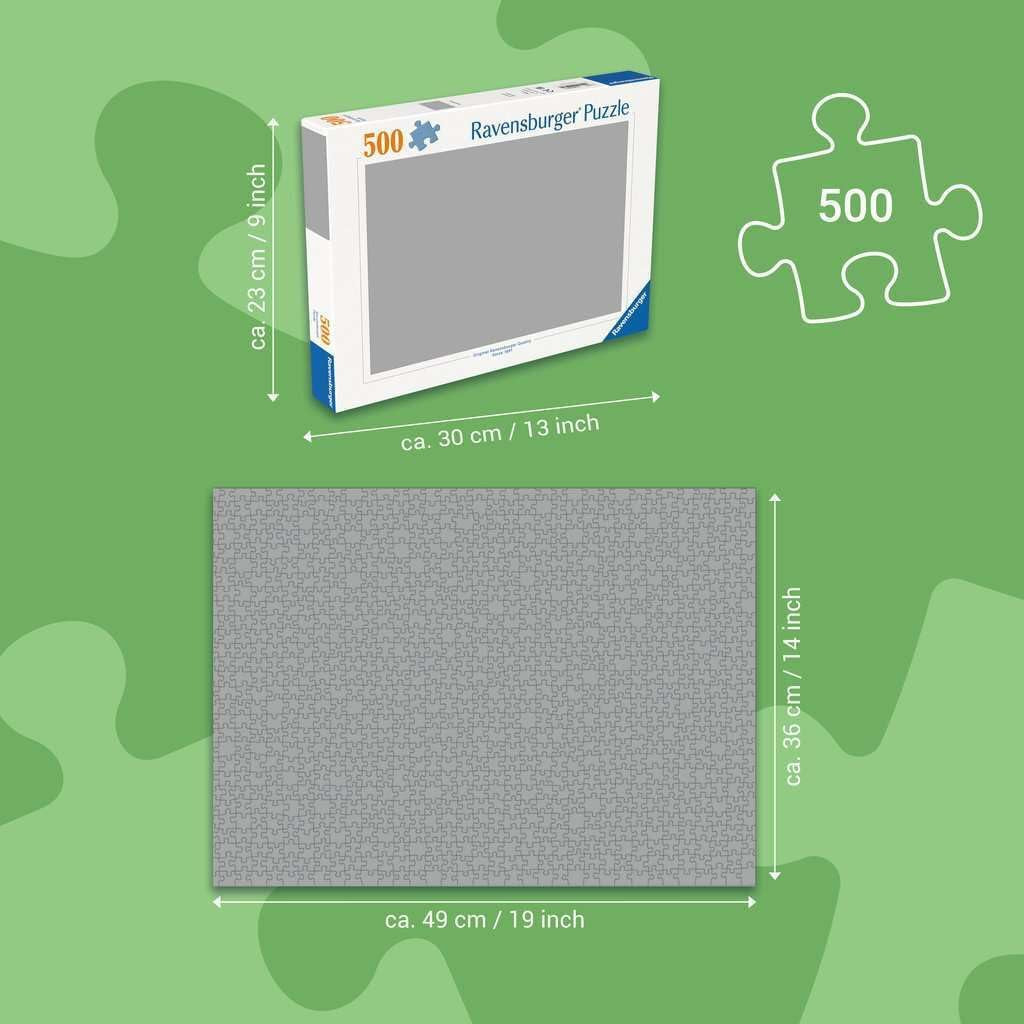 Ravensburger Puzzle 12000847, Locuri scandinave - Boathouses în Smøgen, Suedia - puzzle jigsaw de 500 de piese pentru adulți și copii de peste 12 ani Puzzle Naty Shop