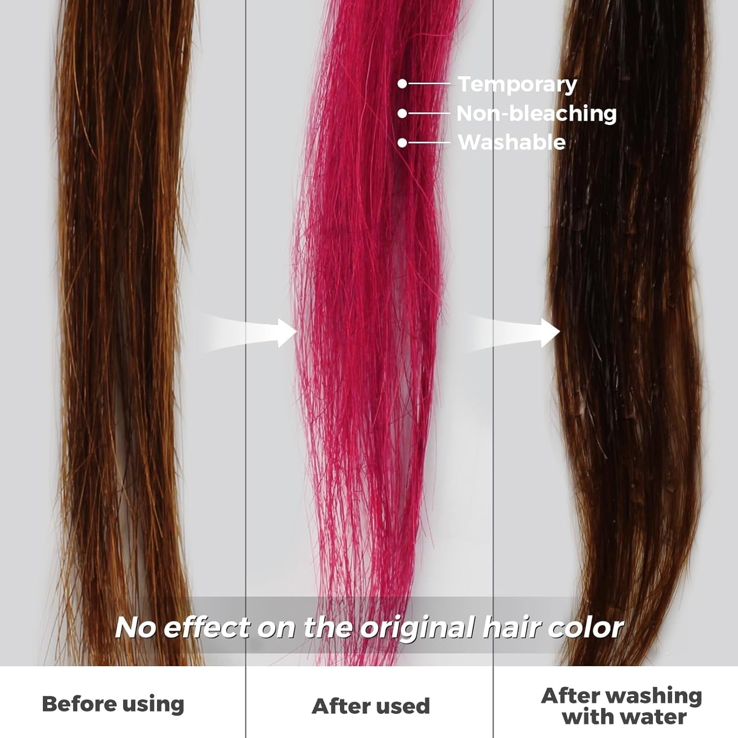 Culoarea temporară a părului, 4.23 uncii de ceară de culoare pentru bărbați femei, Pomadă de culoare naturală lavabilă, Vopsea de păr instantanee pentru păr pentru petrecere, Cosplay, Halloween (roșu) Vopsea pentru par Naty Shop