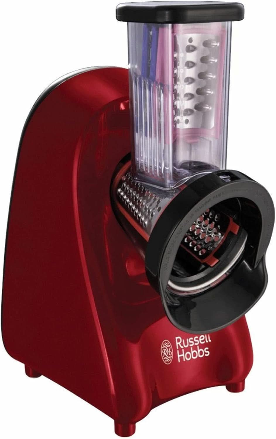Russell Hobbs Standmixer [1.5L Glasbehälter] Desire Rot (Starker 0.9PS Motor, Impuls-/Ice-Crush-Funktion, Edelstahlmesser, Bpa-Frei Mixer, Elektrischer Zerkleinerer, Smoothie-Maker) 24720-56 Mutter und Kind Naty Shop Schnitzelwerk