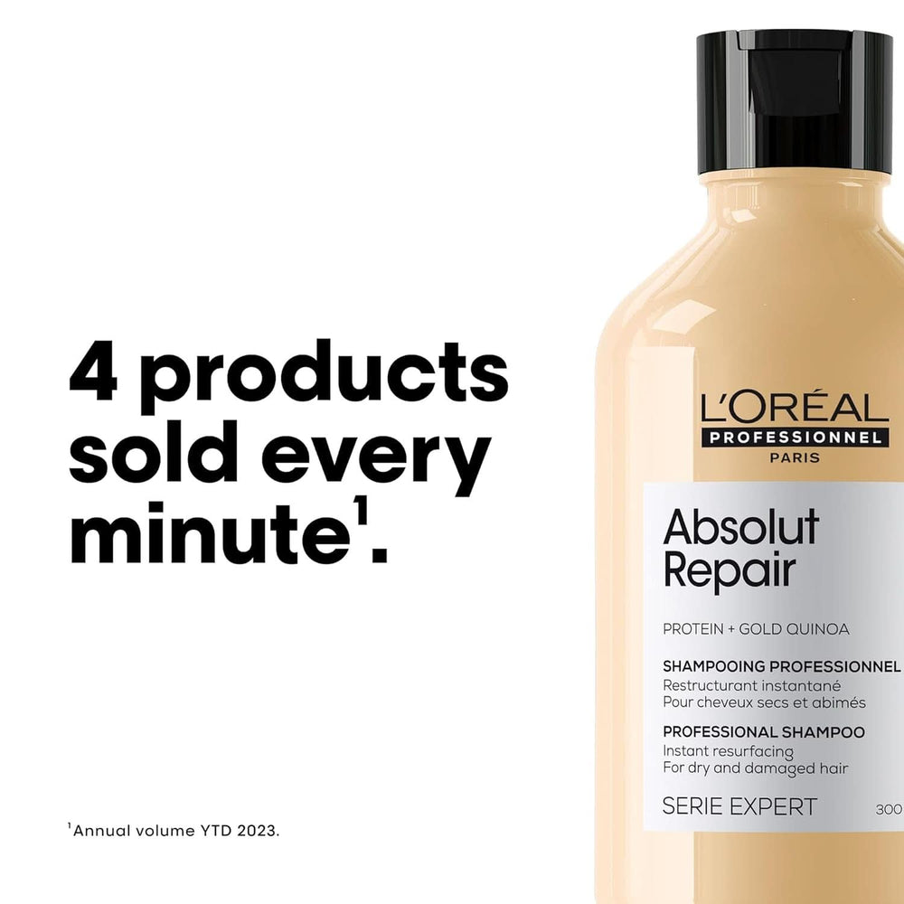 L'OréAl Professionnel Serie Expert Absolut Repair Gold, Quinoa Shampoo + Protein Dusche und Bad Naty Shop