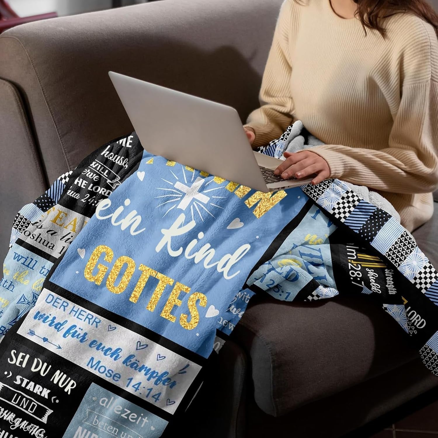 ZQYMM Christliche Geschenke für Frauen und Männer, Tauf-/Konfirmationsgeschenke für Mädchen/Jungen, inspirierende/religiöse, katholische spirituelle Geschenke, christliche Geburtstagsgeschenke. ZQYMM Betten und Decken