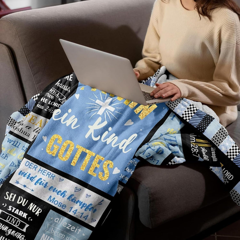 ZQYMM Christliche Geschenke für Frauen und Männer, Tauf-/Konfirmationsgeschenke für Mädchen/Jungen, inspirierende/religiöse, katholische spirituelle Geschenke, christliche Geburtstagsgeschenke. ZQYMM Betten und Decken