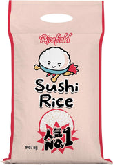 Orez RICEFIELD pentru Sushi, Boab Rotund, Japonica - 1 x 9,07 kg