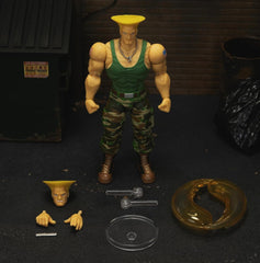 Jada Toys Street Fighter-Figur Guile (15 cm) – Street Fighter 2: The Final Challengers Bewegliche Actionfigur zum Sammeln mit alternativem Kopf, Händen und Zubehör, ab 13 Jahren. Actionfiguren Naty Shop