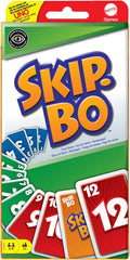 Mattel Games Skip-BO, Familienkartenspiel, perfekt als Kinderspiel, Reisespiel oder Erwachsenenspiel, Brettspiel, für 2–6 Spieler, ab 7 Jahren, 52370