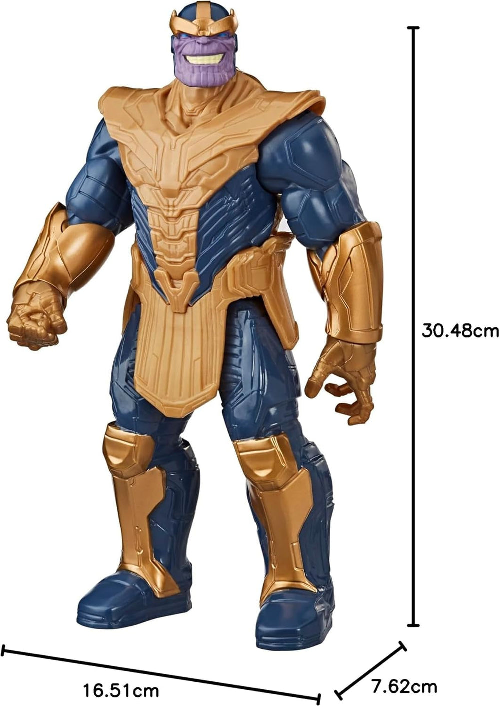 Marvel Avengers Titan Hero Series Deluxe Thanos Actionfigur Braun Actionfiguren Naty Shop