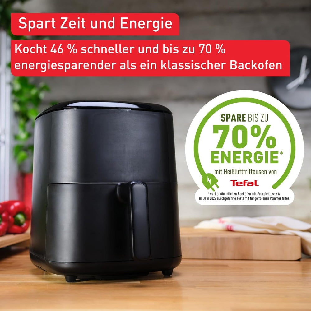 Tefal Easy Fry Max EY2458, 5 Liter, Heißluftfritteuse, 10 automatische Kochprogramme, digitaler Touchscreen Haushaltsgeräte Naty Shop