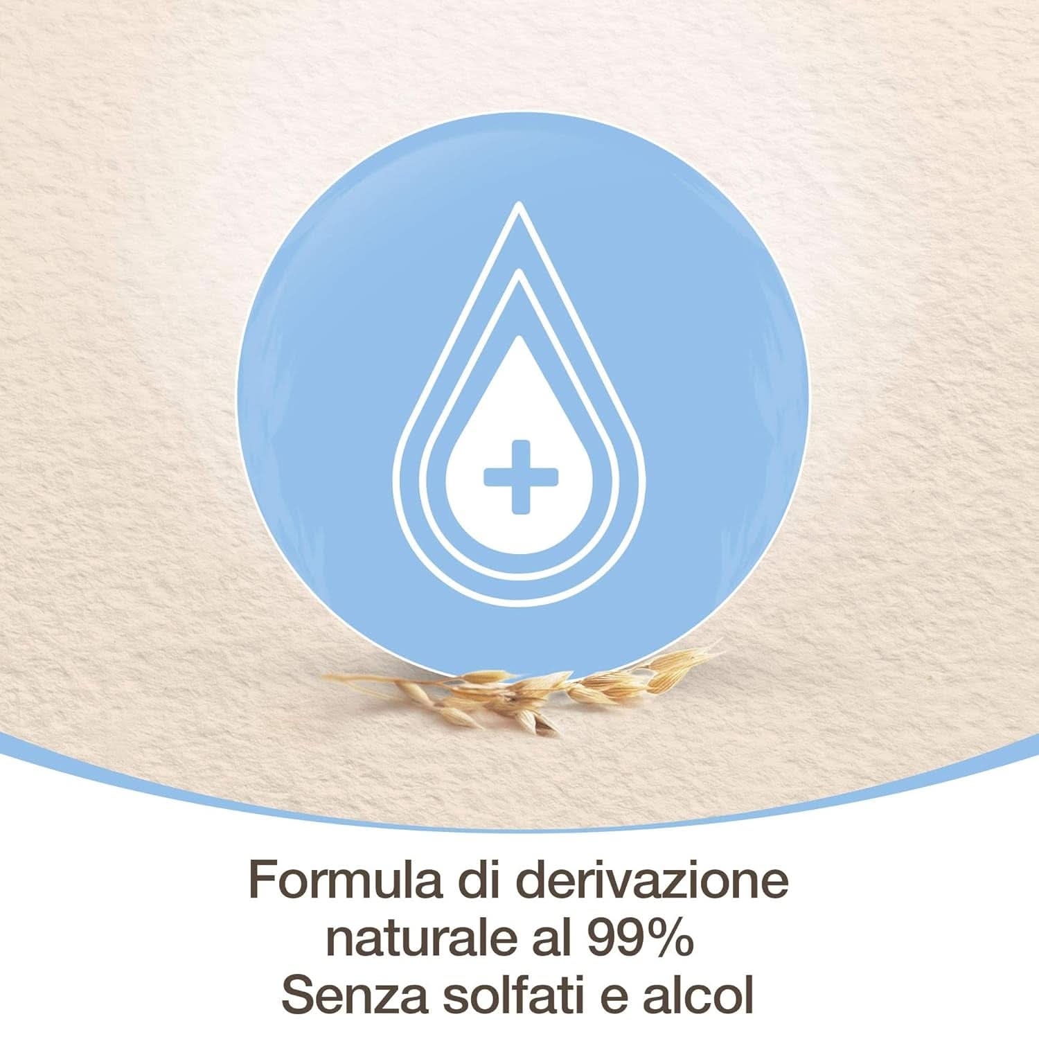 Tägliche Pflegetücher mit Haferextrakt und Aloe, 72 Stück Baby-Feuchttücher Naty Shop